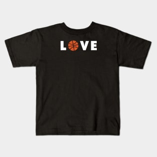 LOVE (BASKETBALL) Kids T-Shirt